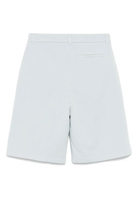 Bermuda Azzurri In Denim Con Ricamo FF FENDI KIDS | JMF526-ATS1F1EPR